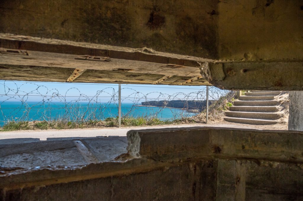 De kliffen van Pointe du Hoc